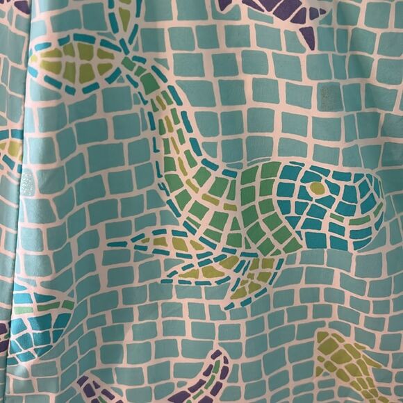 Lilly Pulitzer Ocean Life Mosaic Stretch Halter Dress - Size M - Picture 7 of 9